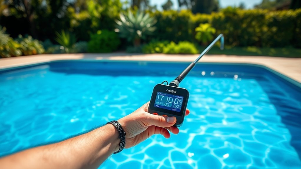 monitor water chemistry balance