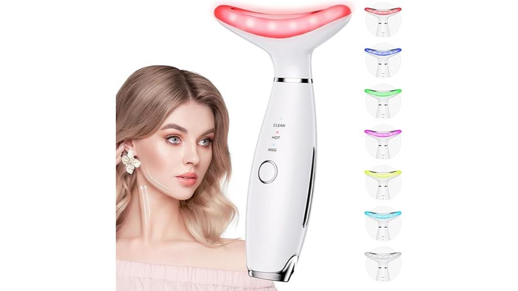 multicolor facial therapy device