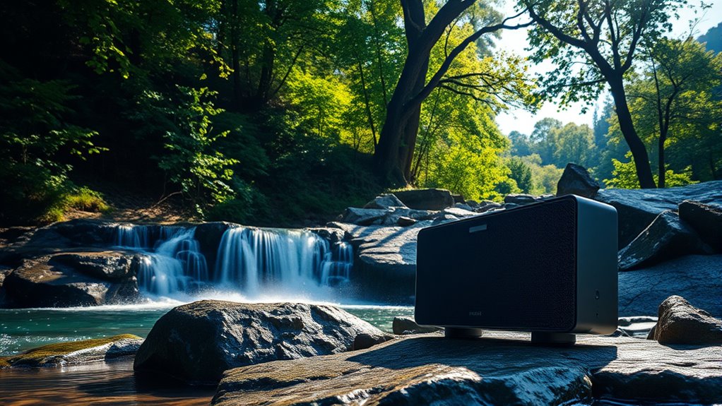 natural water vs electronic sound