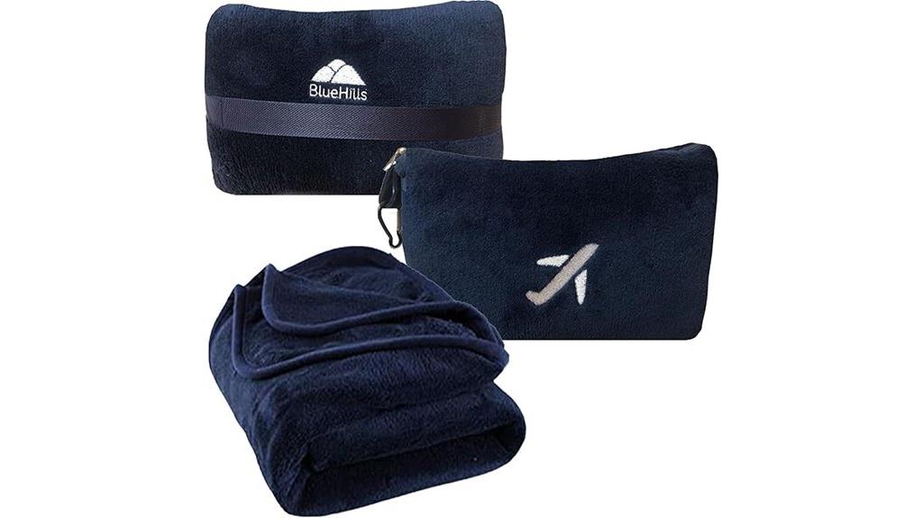 navy blue travel set
