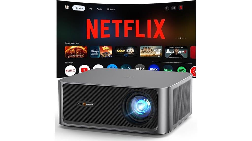 netflix licensed 4k projector