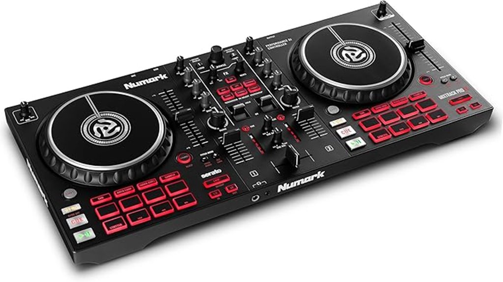 numark dj controller audio