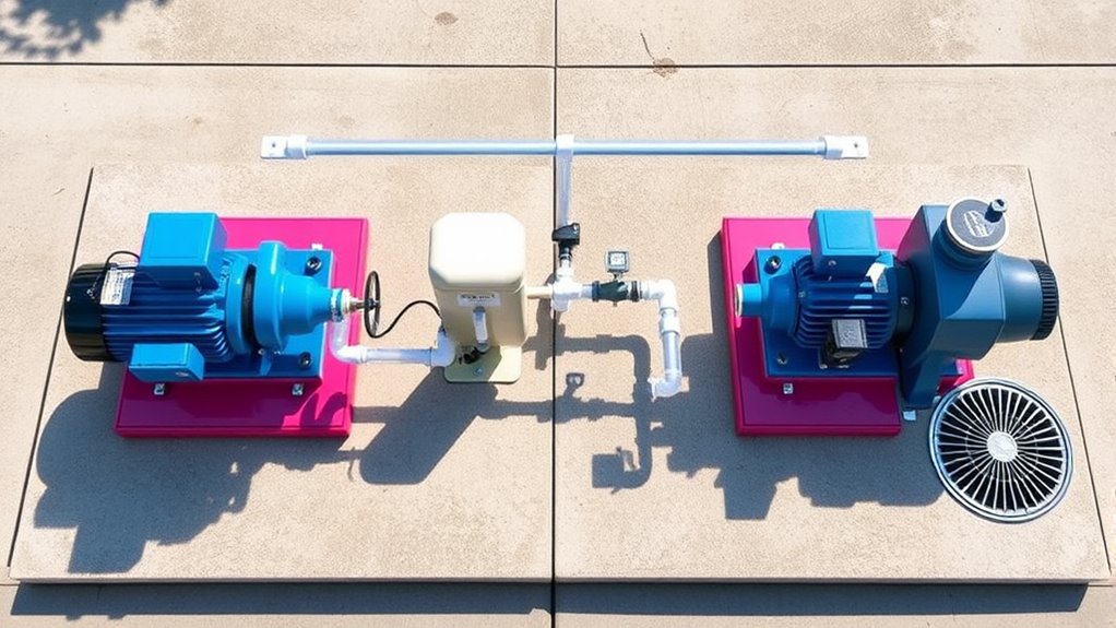 optimal pool equipment placement