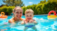 parent child swimming skills
