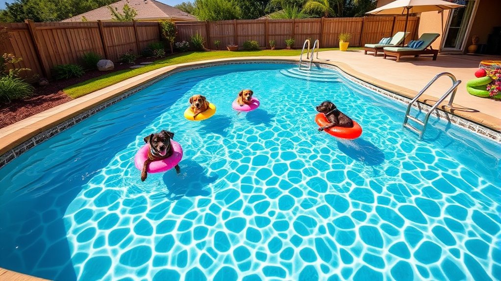 pet safe pool landscaping