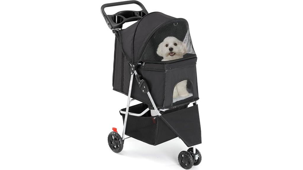 pet stroller for small to medium animals