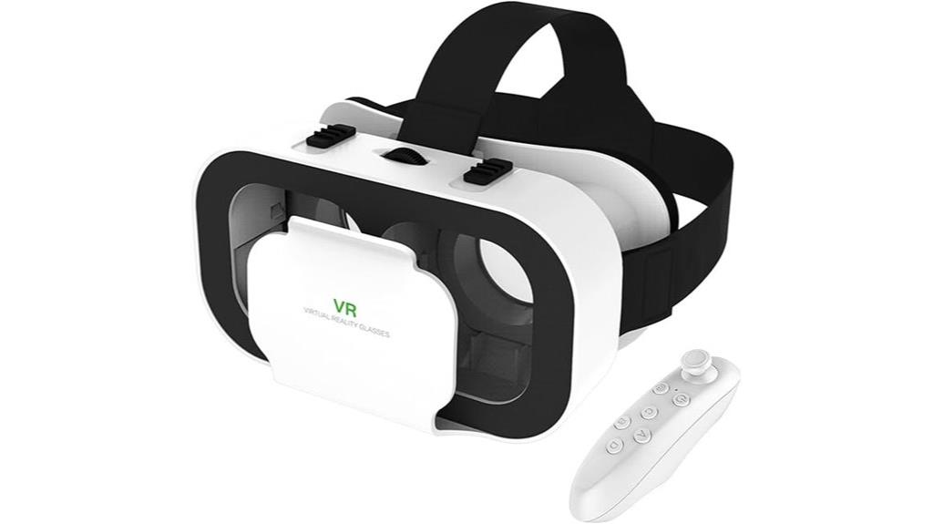 phone vr headset with controller