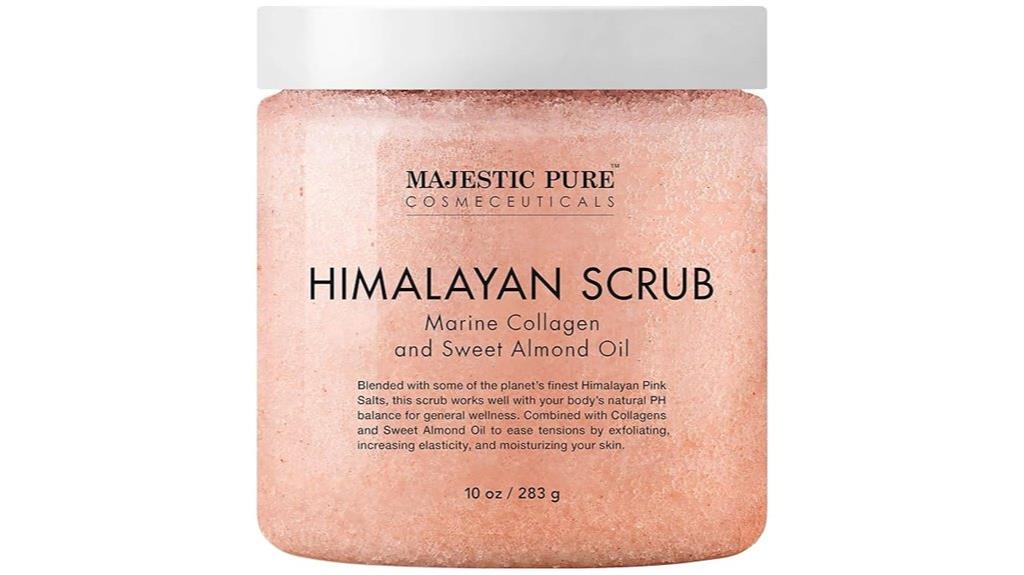 pink himalayan salt scrub