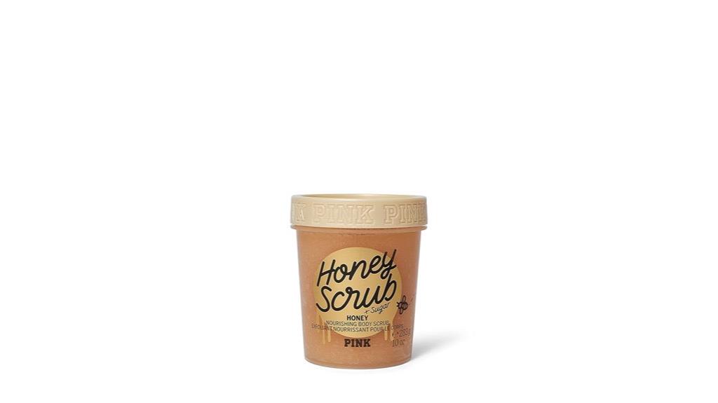 pink honey nourishing body scrub