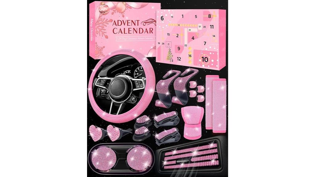 pink women s car gift calendar