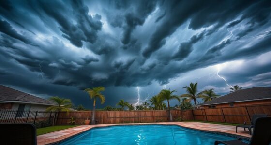 pool closures during storms