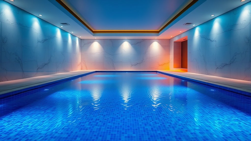 pool color lighting effects