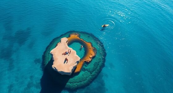 pool edge lounging area