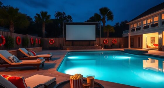 pool movie night safety