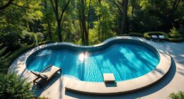 pool shapes reflect space