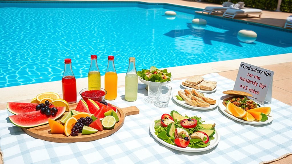 poolside food safety tips