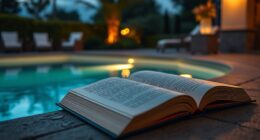 poolside reading light comfort