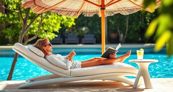 poolside shade and comfort