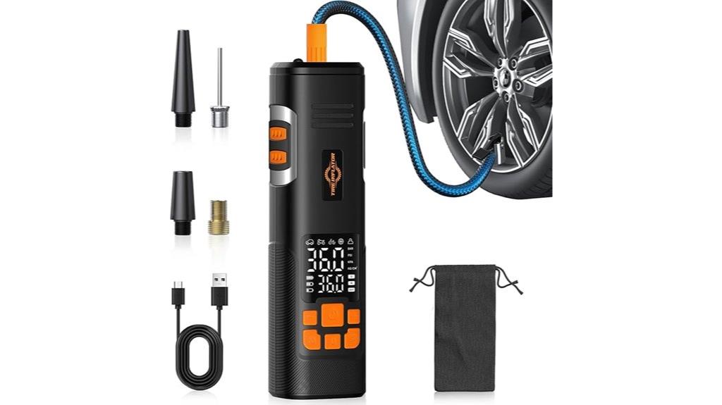 portable digital tire inflator