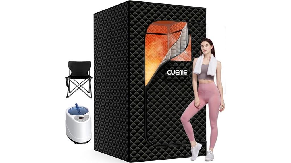 portable sauna with accessories