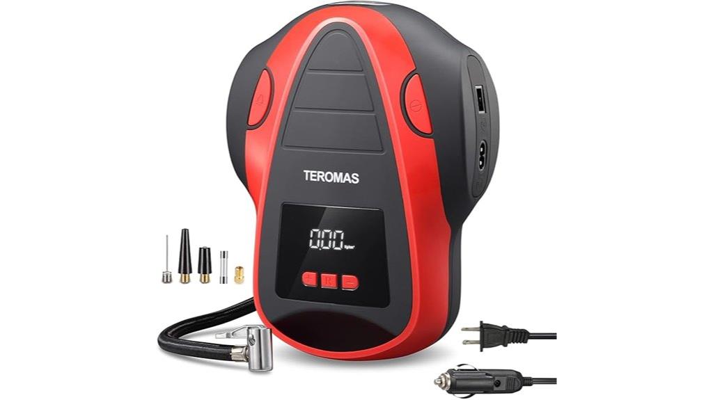 portable tire inflation device