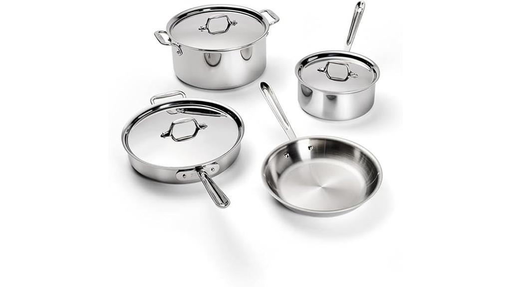 premium 7 piece stainless steel