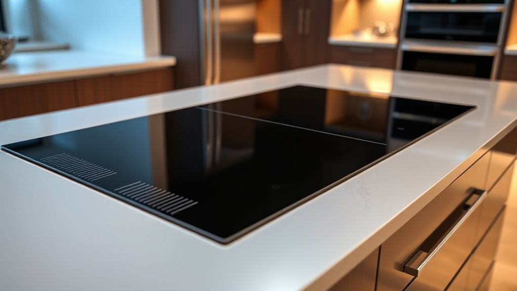 premium induction cooktops with ventilation