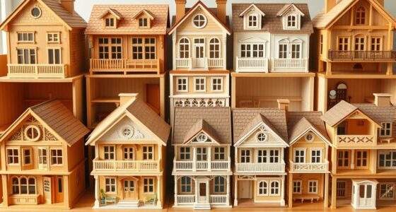 premium wooden dollhouse sets