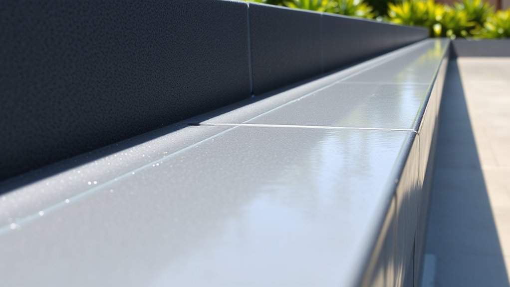 proper overflow trough waterproofing