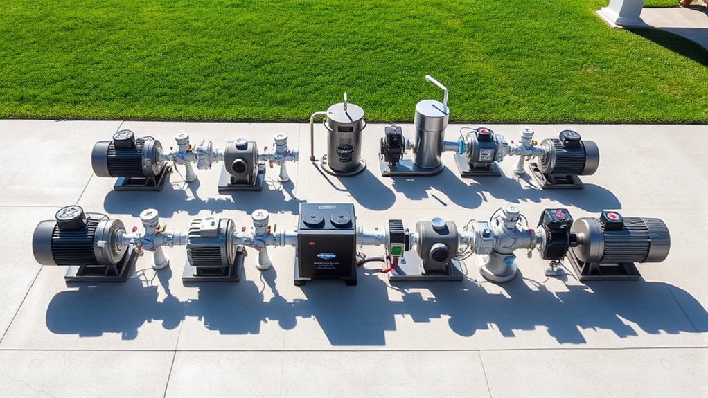 proper pool equipment placement