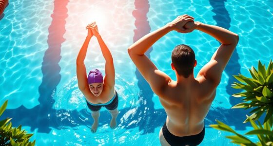 proper swimming stretching techniques