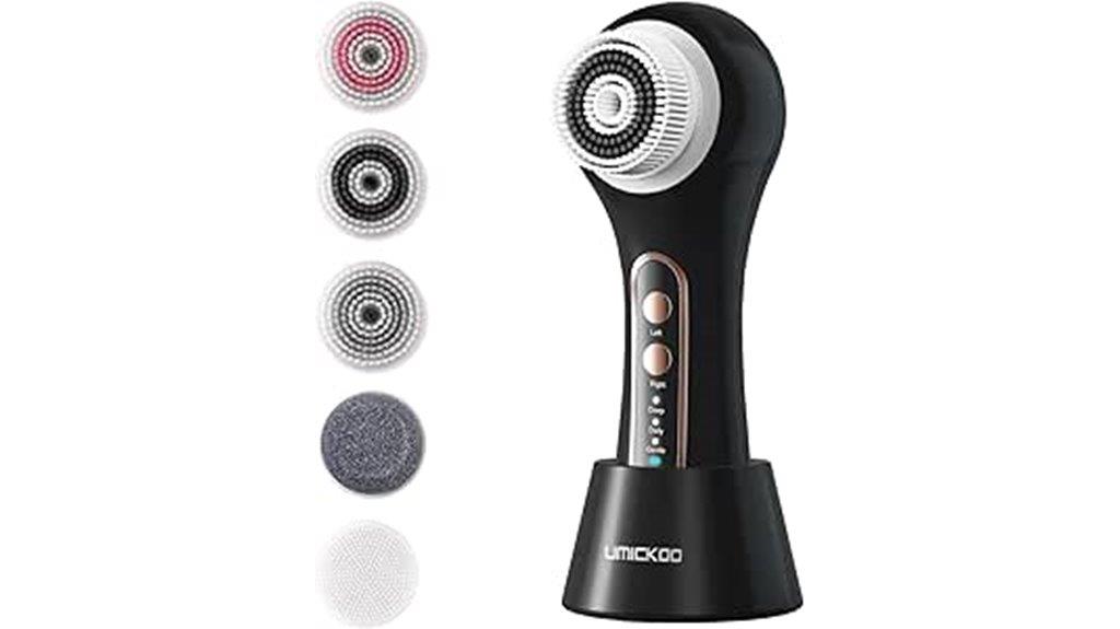 rechargeable facial brush set