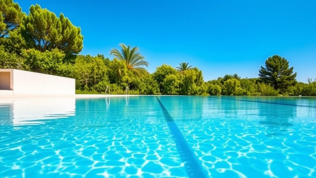 reducing noise in infinity edges