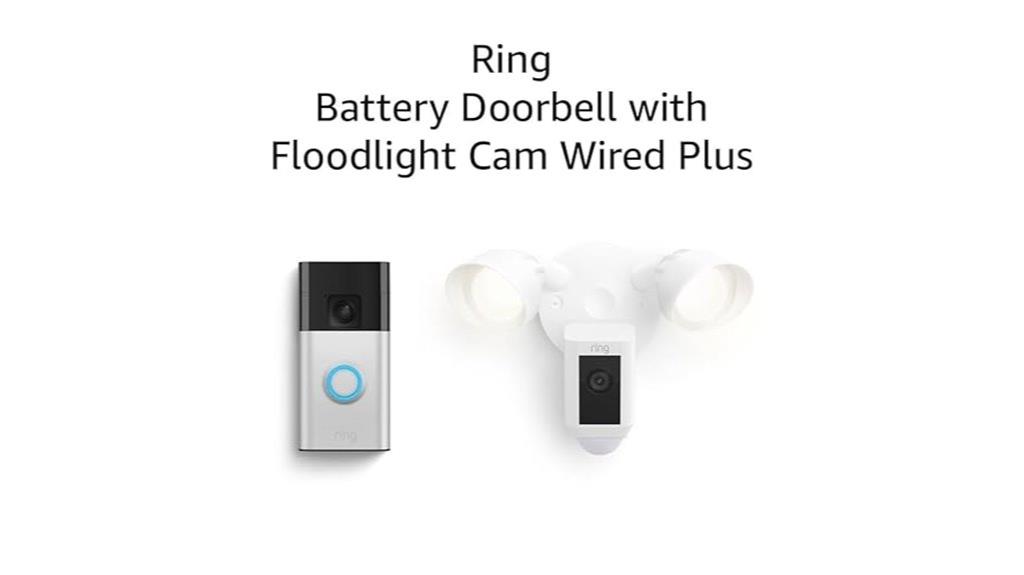 ring white doorbell kit