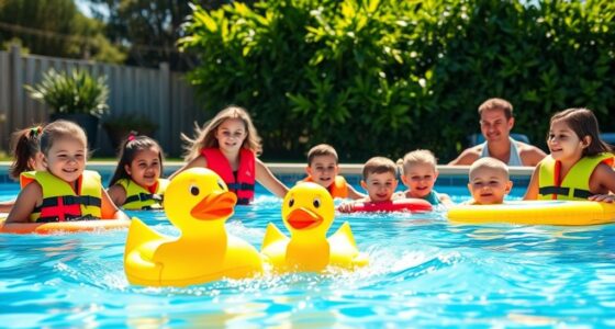 safe family pool activities