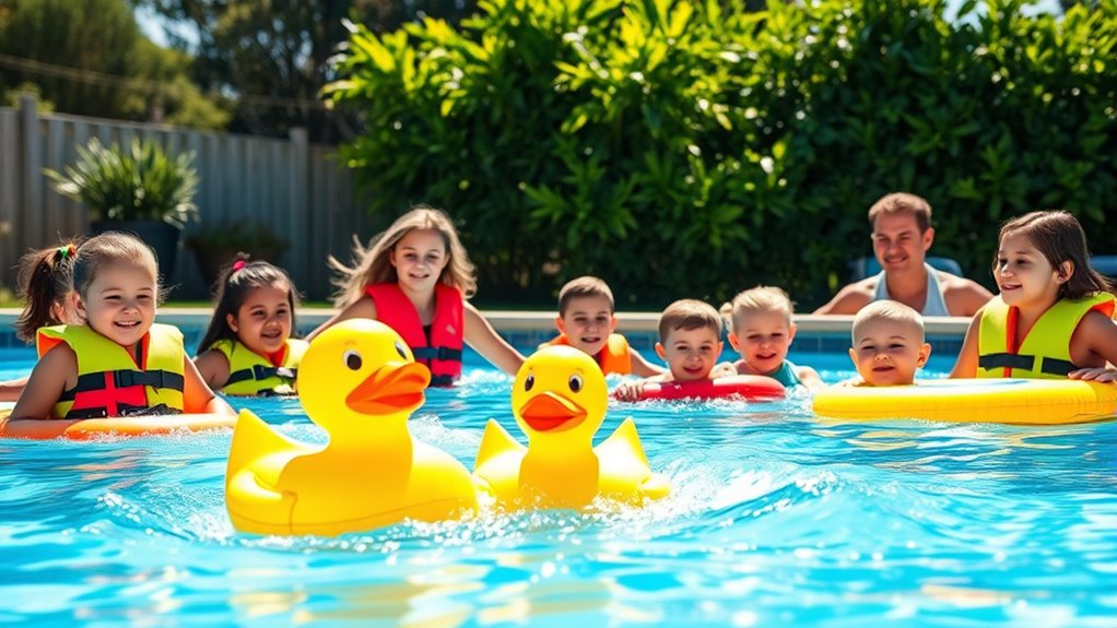 safe family pool activities