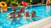 safe family pool enjoyment