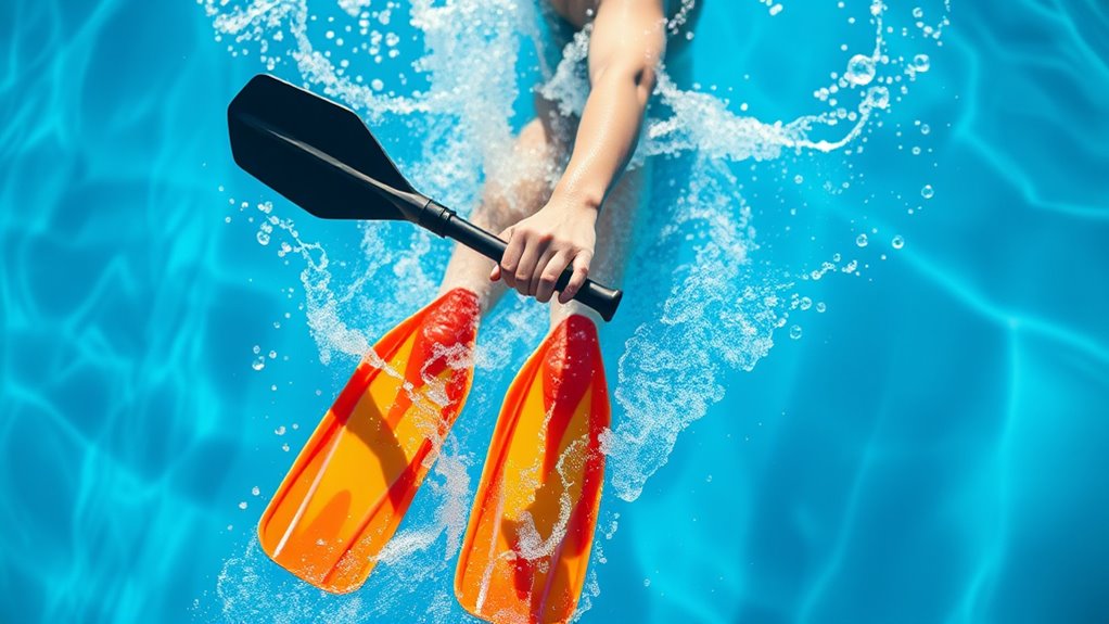 safe fins and paddles use