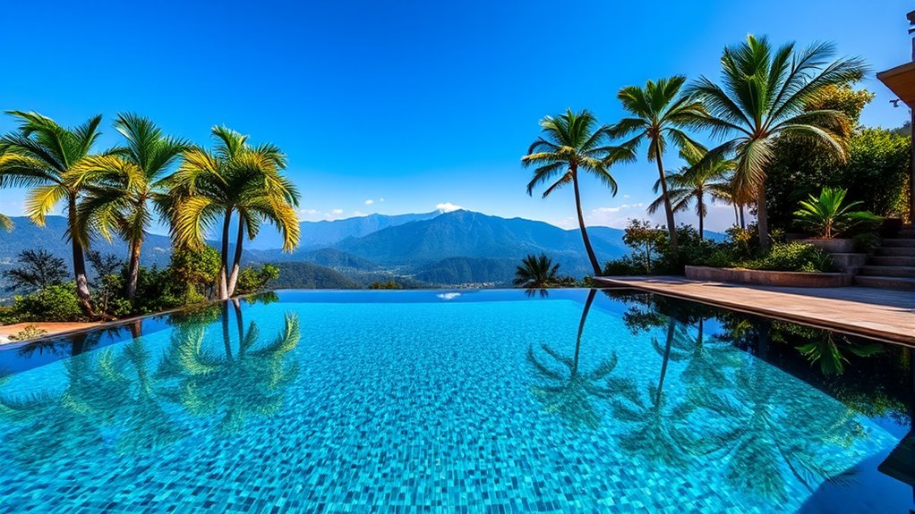 seamless water and lighting