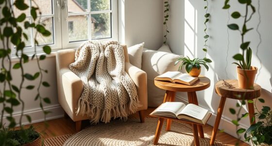 silent reading and napping spaces