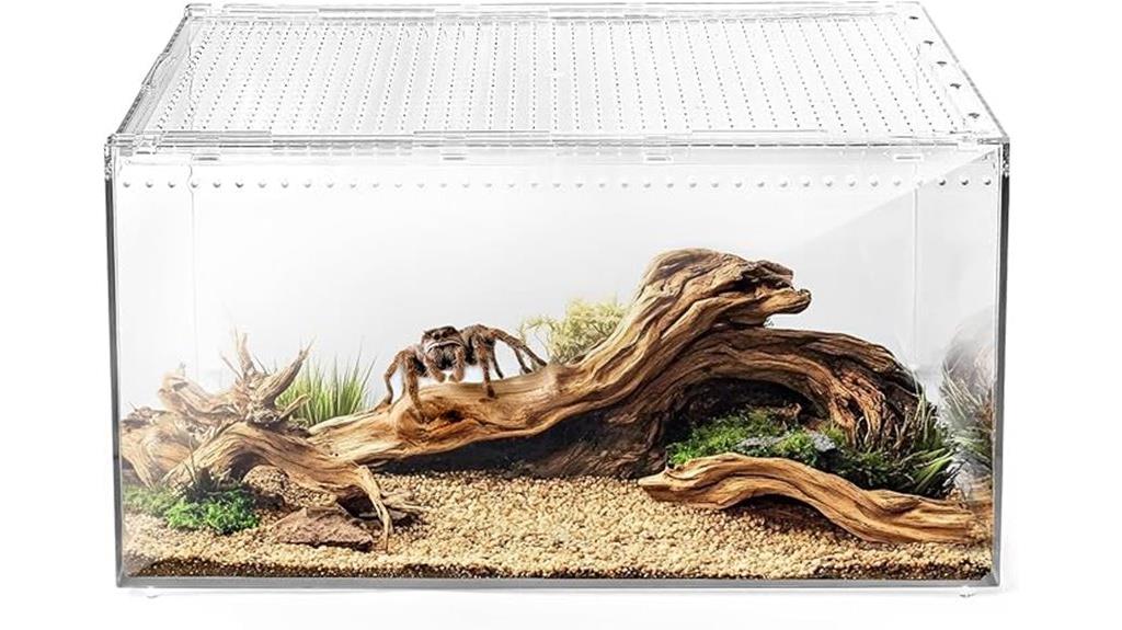 small pet reptile tank