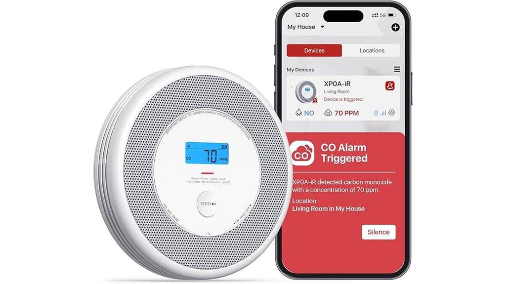 smart smoke and co alarm