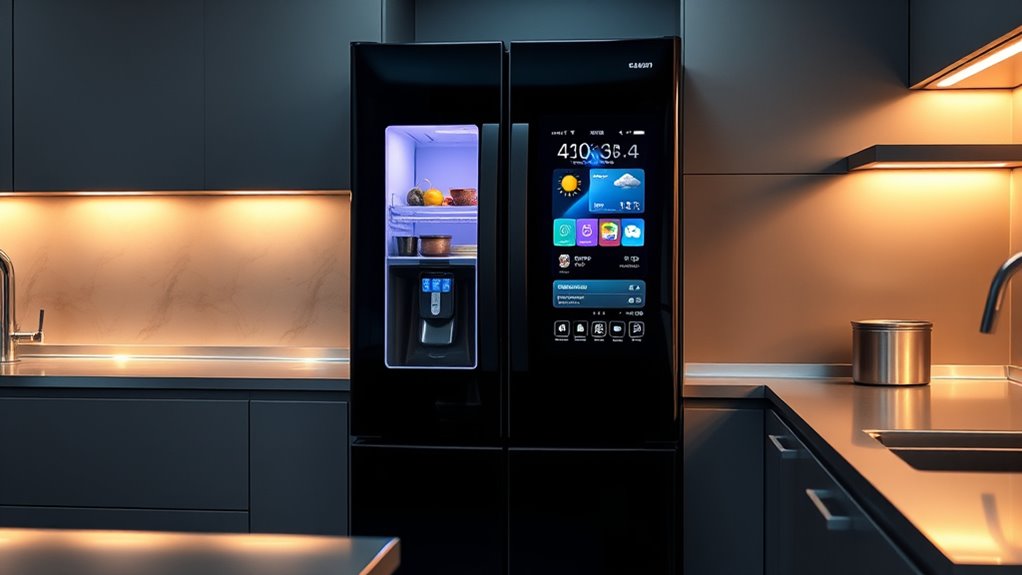 smart touchscreen fridge options