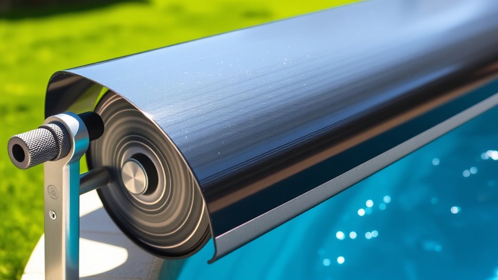 solar cover and reel efficiency