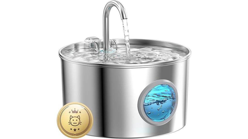 stainless steel 74oz fountain