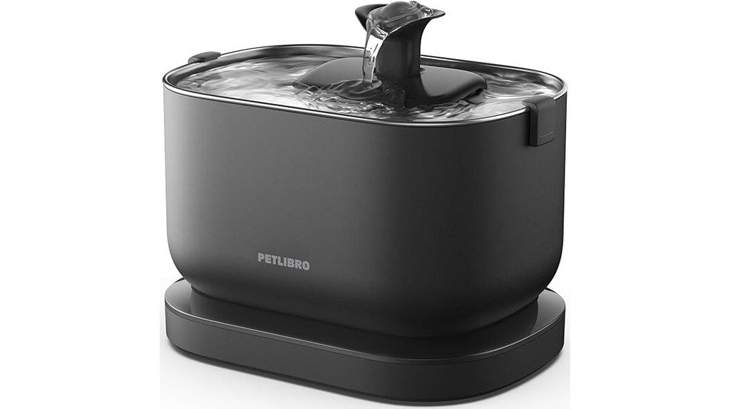 stainless steel cat fountain