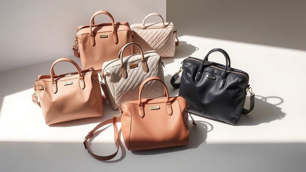 stylish and practical diaper bags