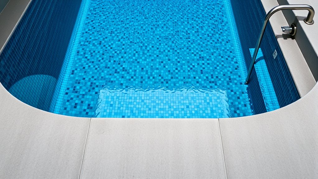 stylish small pool finishes