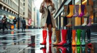 stylish women s rain boots