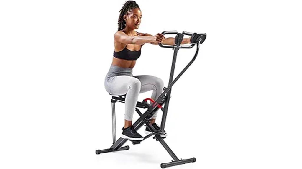 sunny fitness upright trainer